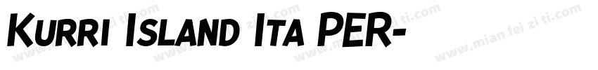 Kurri Island Ita PER字体转换